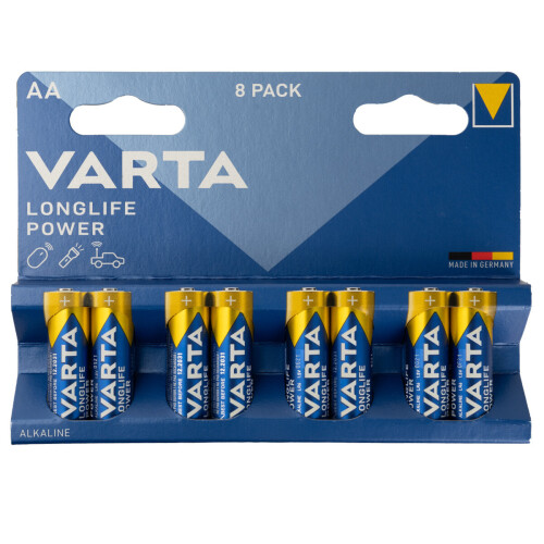 8 x VARTA HIGH ENERGY 1,5V AA батарейки