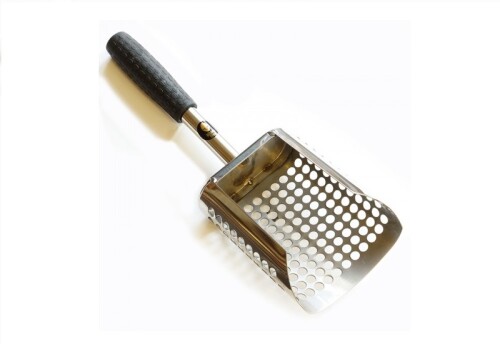 Shovel Black Ada Sandscoop (Stainless Steel)