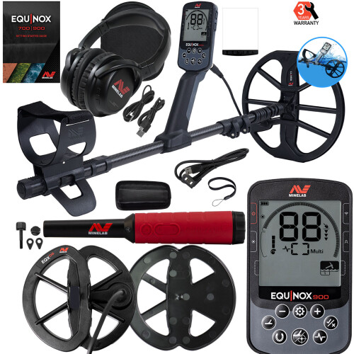 Metalo detektorius Minelab EQUINOX 900 + DOVANA PRO-FIND 40