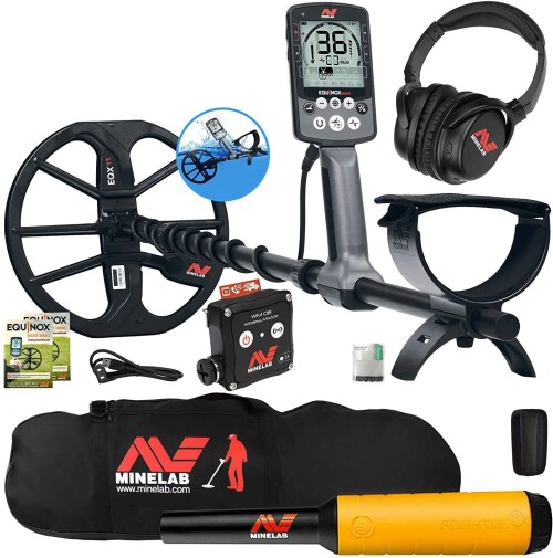 Minelab EQUINOX 800 Metal Detector + PRO-FIND 20 + Carrying Bag PRO DELUXE