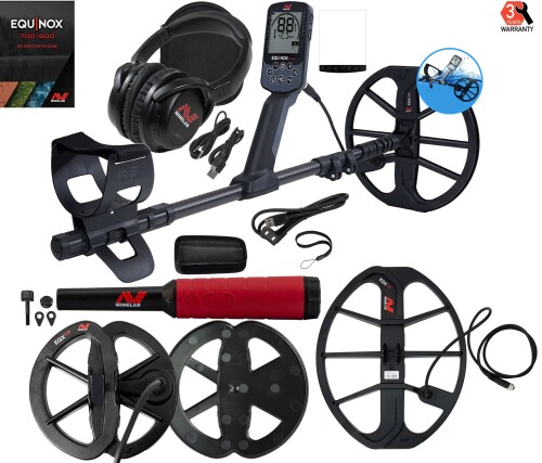 Metal detector Minelab EQUINOX 900 + 2 GIFTS: PRO-FIND 40 + EQX 15" Smart DD