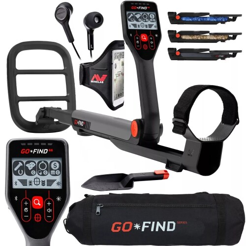 Metalo Detektoriai Minelab GO-FIND 66 + DOVANA KREPŠYS