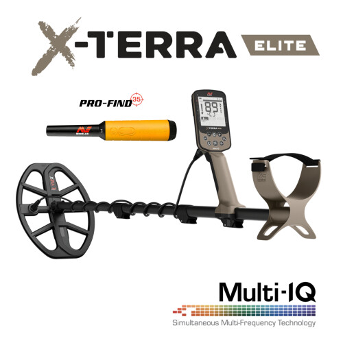 Metalo detektorius Minelab X-Terra Elite + DOVANA PRO-FIND 35