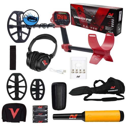 Metal detector Minelab Vanquish 540 Pro-Pack + GIFT PRO-FIND 20, CARRY BAG