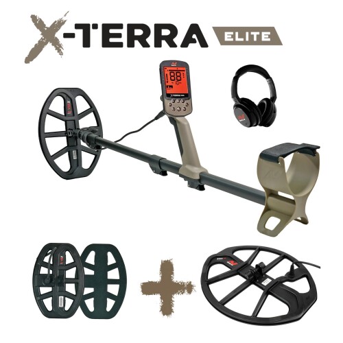 Metalo detektorius Minelab X-Terra Elite Expedition Pack + DOVANA 15x12" EQX coil